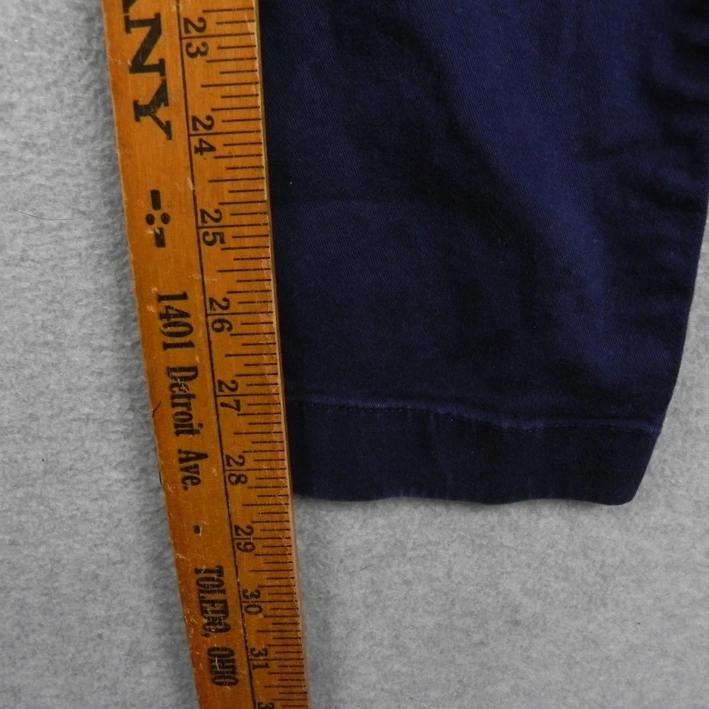 J.Crew Flex Chino Pants Mens 30x30 Slim Fit Navy Blue Stretch Cotton Trousers